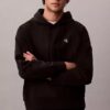 Premium Terry Relaxed Monogram Fleece Hoodie Premium Terry Relaxed Monogram Fleece Hoodie