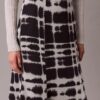 Printed Flared Midi Skirt