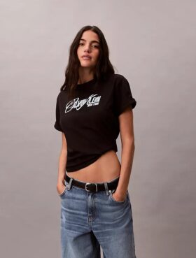Raised Logo Graphic Boxy T-Shirt