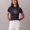 Raised Script Logo Graphic Slim T-Shirt Raised Script Logo Graphic Slim T-Shirt