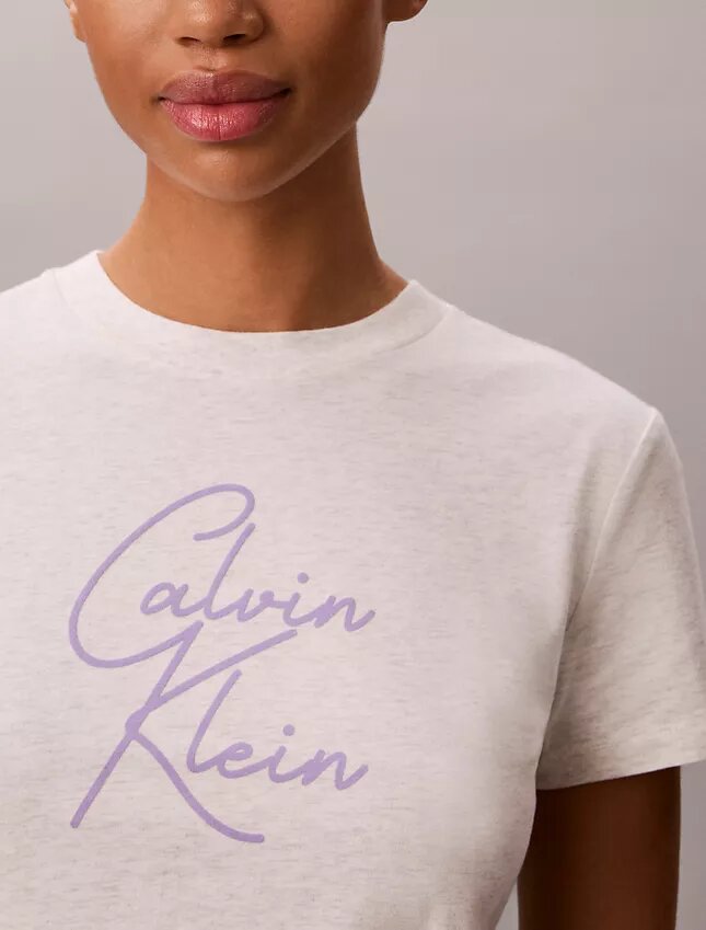 Raised Script Logo Graphic Slim T-Shirt Raised Script Logo Graphic Slim T-Shirt