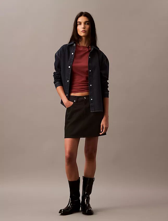 Relaxed Denim Button-Down Shirt Relaxed Denim Button-Down Shirt
