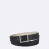 Reversible Center Bar Buckle Belt