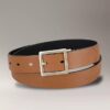 Reversible Center Bar Buckle Belt