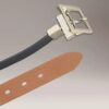 Reversible Center Bar Buckle Belt