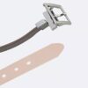Reversible Center Bar Buckle Belt