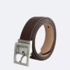 Reversible Center Bar Buckle Belt