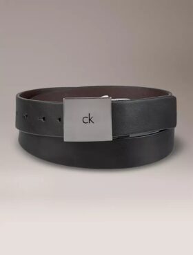 Reversible Square Logo Plaque Belt