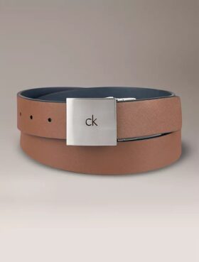 Reversible Square Logo Plaque Belt
