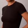 Rib Emblem Seamless Tee