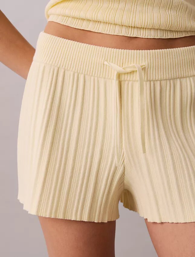Rib Pull-On Shorts Rib Pull-On Shorts