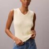 Rib V-Neck Tank Top