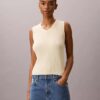 Rib V-Neck Tank Top
