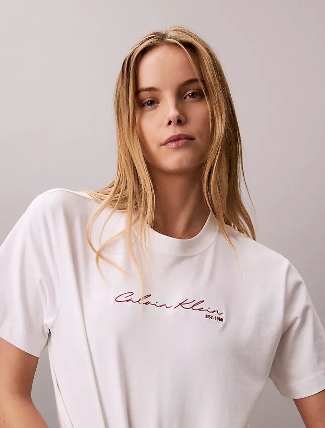 Script Logo Graphic Boxy T-Shirt Script Logo Graphic Boxy T-Shirt
