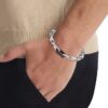 Sculpted Link Chain Bracelet