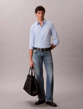 Slim Stretch Button-Down Shirt