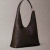 Slouchy Leather Medium Shoulder Bag