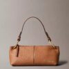 Slouchy Leather Small Convertible Bag