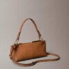 Slouchy Leather Small Convertible Bag