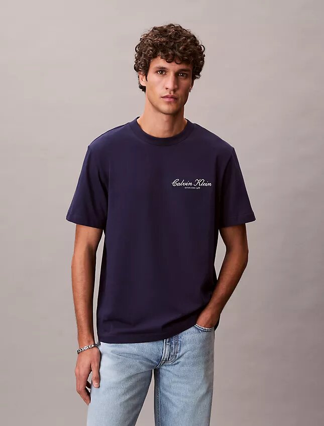 Small Script Logo Graphic Classic T-Shirt Small Script Logo Graphic Classic T-Shirt