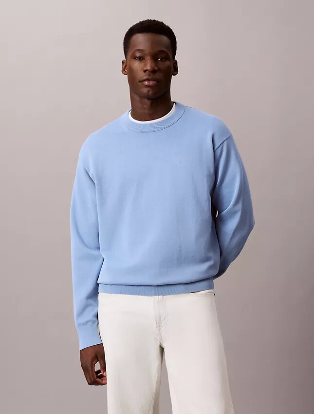 Smooth Cotton Easy Sweater Smooth Cotton Easy Sweater