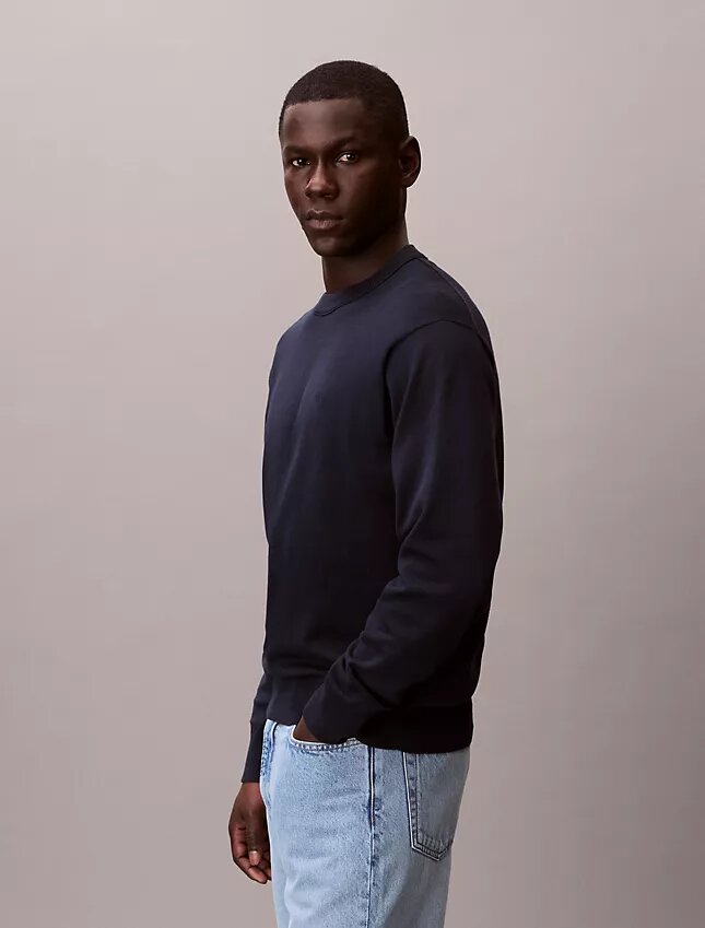 Smooth Cotton Easy Sweater Smooth Cotton Easy Sweater