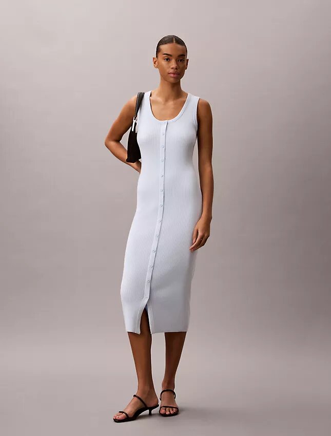Smooth Cotton Midi Dress Smooth Cotton Midi Dress