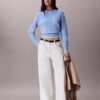 Smooth Cotton Monogram Sweater Smooth Cotton Monogram Sweater