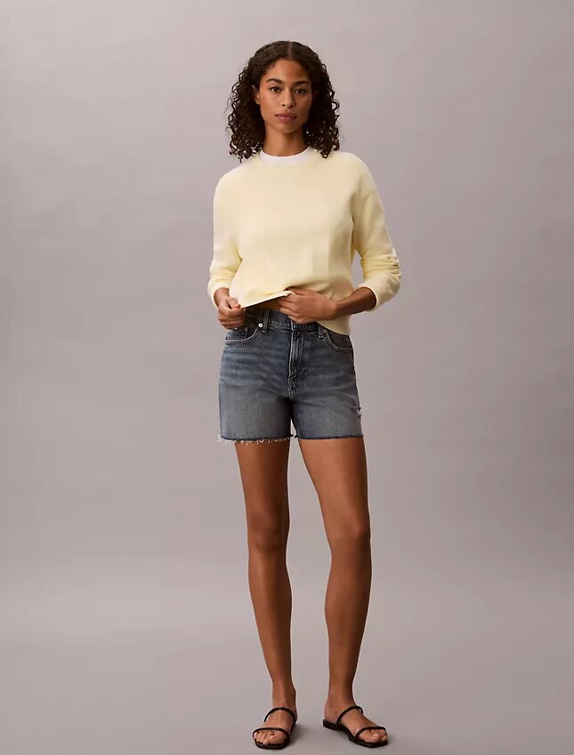Smooth Cotton Monogram Sweater Smooth Cotton Monogram Sweater