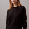 Smooth Cotton Relaxed Monogram Sweater