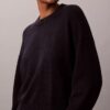 Smooth Cotton Relaxed Monogram Sweater
