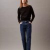 Smooth Cotton Relaxed Monogram Sweater
