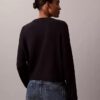 Smooth Cotton Relaxed Monogram Sweater