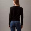 Smooth Cotton Relaxed Monogram Sweater