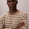 Smooth Cotton Stripe Easy Sweater Smooth Cotton Stripe Easy Sweater