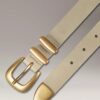 Solid Square Buckle Belt