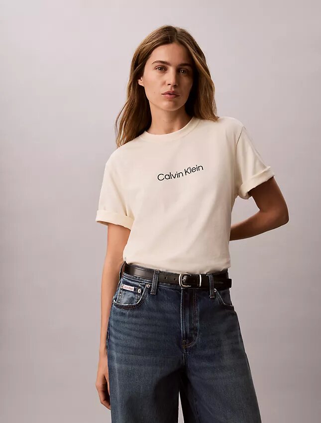 Standard Logo Boxy Fit Crewneck T-Shirt Standard Logo Boxy Fit Crewneck T-Shirt