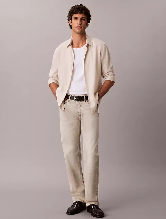 Standard Straight Wool Blend Jeans Standard Straight Wool Blend Jeans