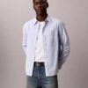 Stripe Slim Relaxed Button-Down Shirt Stripe Slim Relaxed Button-Down Shirt