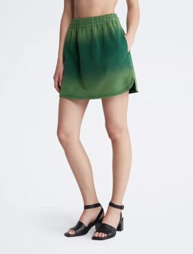 Sunbleached Terry Mini Skirt