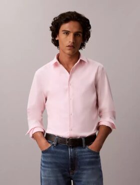 Supima Stretch Cotton Slim Shirt