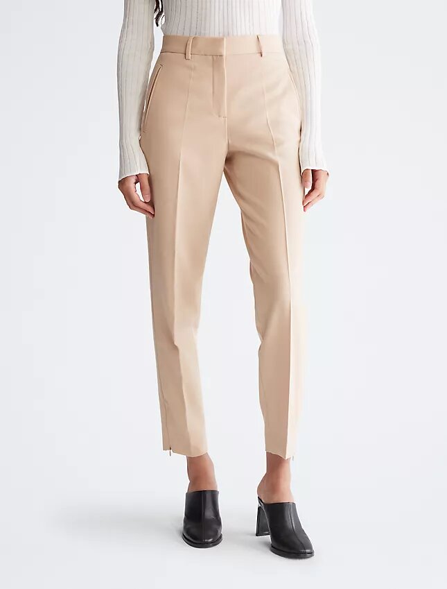 Tapered Cropped Ankle Pants Tapered Cropped Ankle Pants