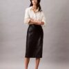 Viscose Blend Relaxed Button-Down Shirt