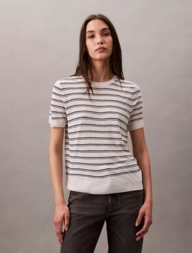 Viscose Short Sleeve Sweater