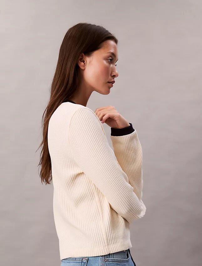 Waffle Knit T-Shirt Waffle Knit T-Shirt