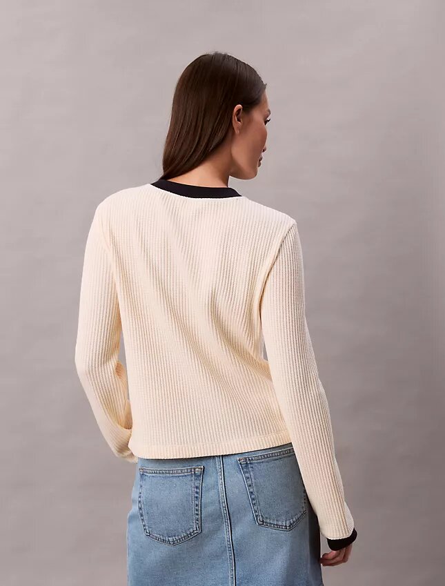 Waffle Knit T-Shirt Waffle Knit T-Shirt