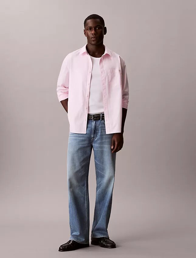 Washed Poplin Relaxed Button-Down Shirt Washed Poplin Relaxed Button-Down Shirt