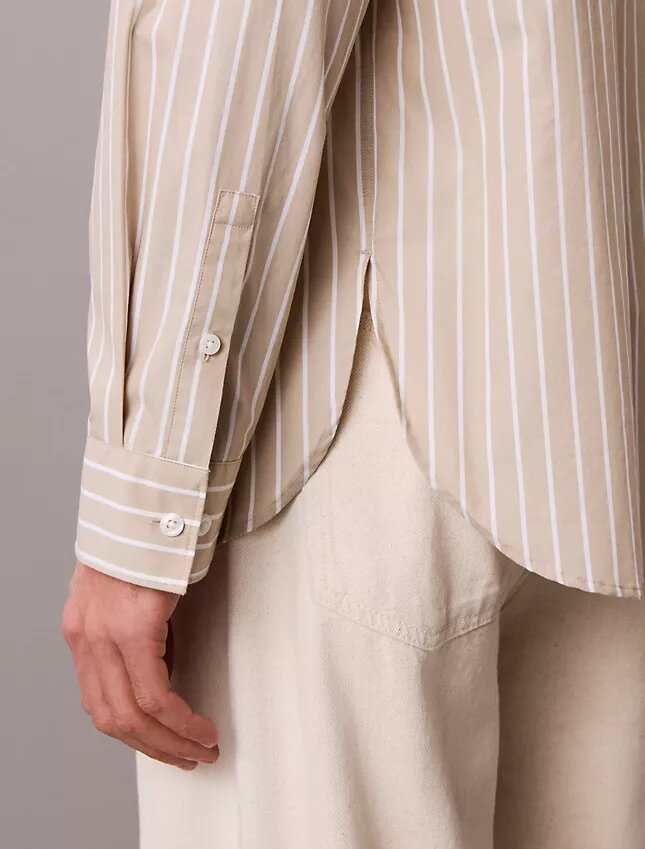 Washed Poplin Stripe Button-Down Shirt Washed Poplin Stripe Button-Down Shirt