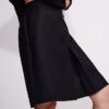 Wool Blend Tailored Skirt