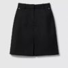 Wool Blend Tailored Skirt